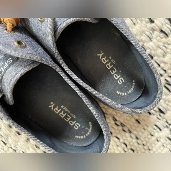 Women’s Sperry Denim Boat Shoes - Picture 5 of 8